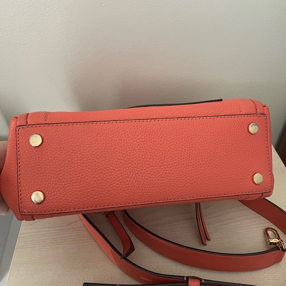 Michael Kors Vibrant Coral Satchel - Picture 7 of 11